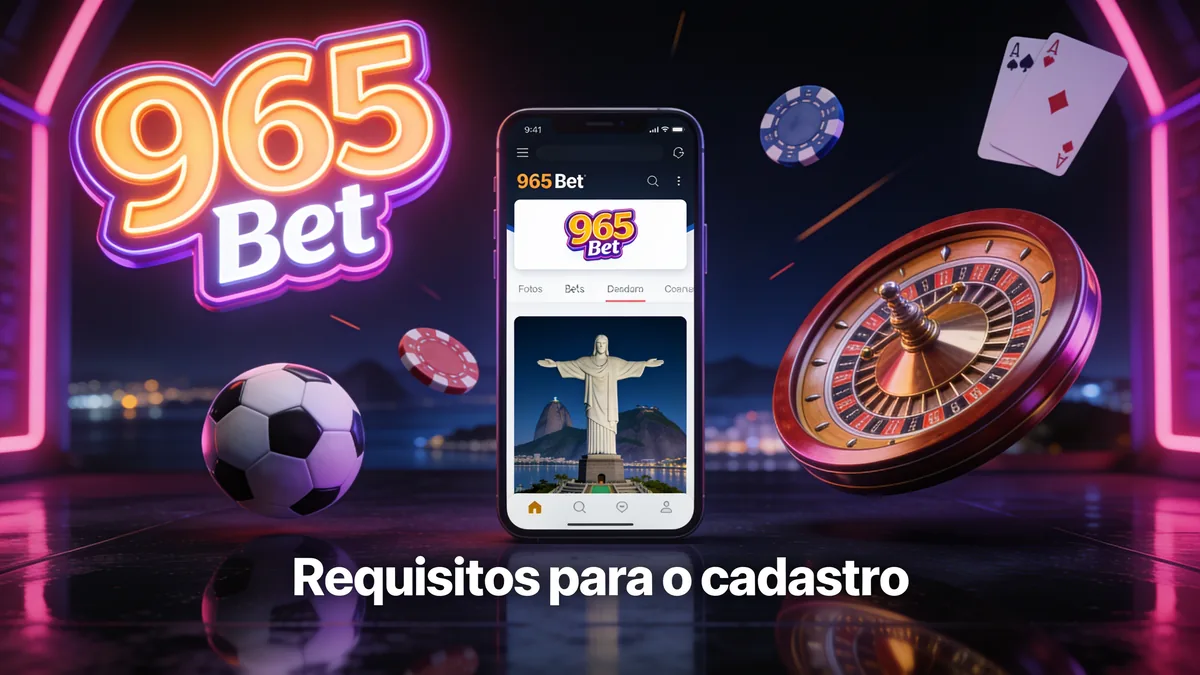 Requisitos para o cadastro: guia de 965 bet para jogadores no Brasil